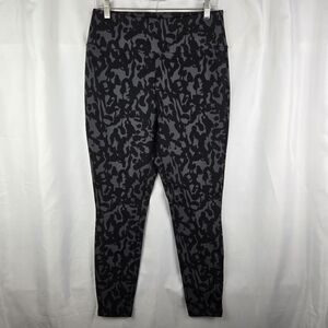 Limitless By The Limited High Rise Ponte Black Gray Leggings Women Size Medium
